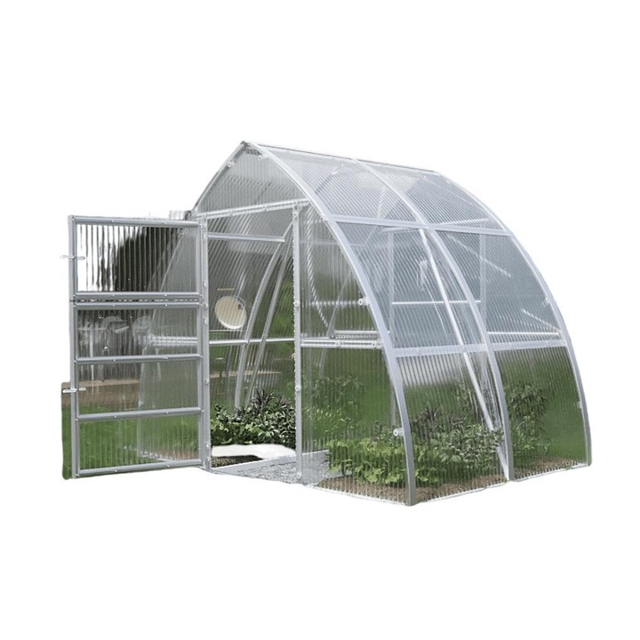 Sera cadru tip sageata, KLASIKA ARROW, Metal/Policarbonat, 3x8x2.4 m, 4mm