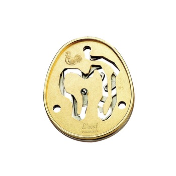 Joc de inteligenta Hanayama Huzzle Cast Puzzle - L'Oeuf Joc de inteligenta Hanayama Huzzle Cast Puzzle - L'Oeuf