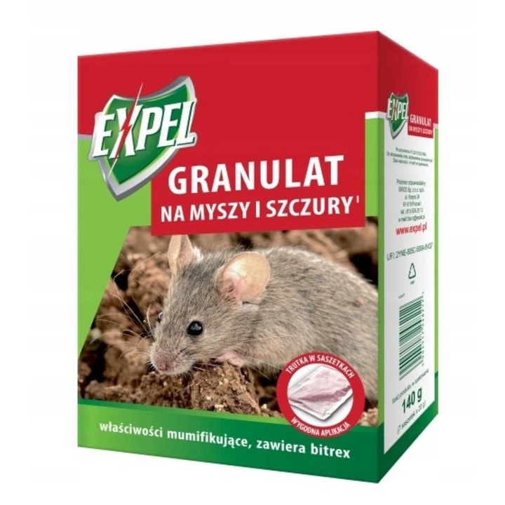 Отровна примамка за гризачи Bros, 140 гр