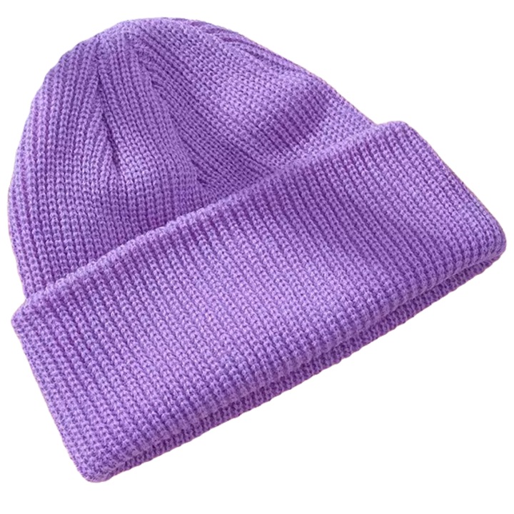 Мъжка зимна шапка, IZMAEL, Памук/Акрил, Универсален, Лилав