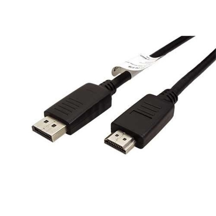 Cablu DisplayPort tata - HDMI tata, 1 m, Negru