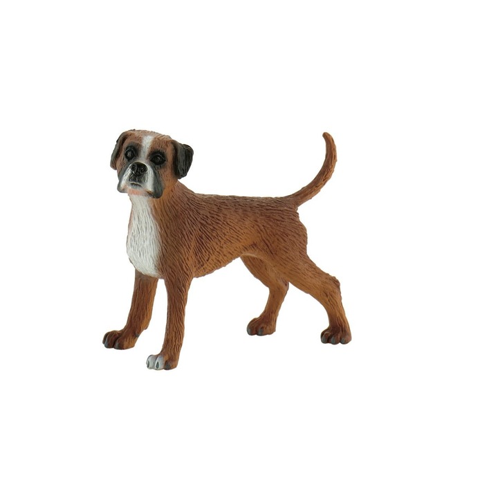 Немска статуетка на боксьор, Bullyland, кафяв