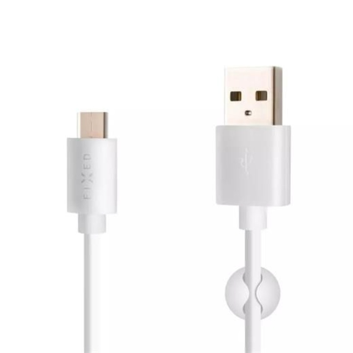 Cablu USB-USB C, 1 m, Alb