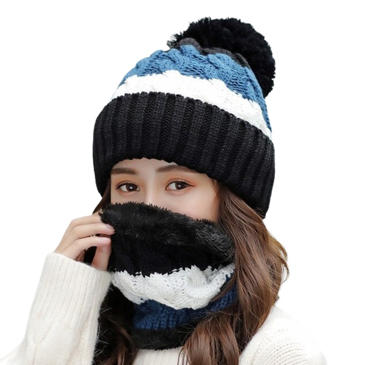 Caciula dama, Izmael, Lana, Multicolor