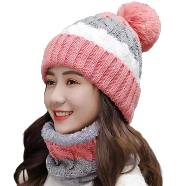 Caciula dama, Izmael, Lana, Multicolor