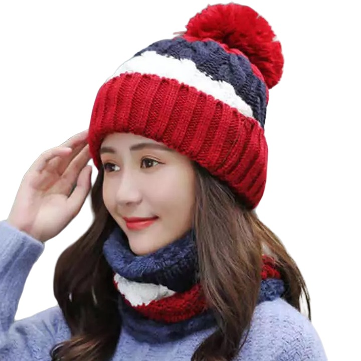 Caciula dama, Izmael, Lana, Multicolor