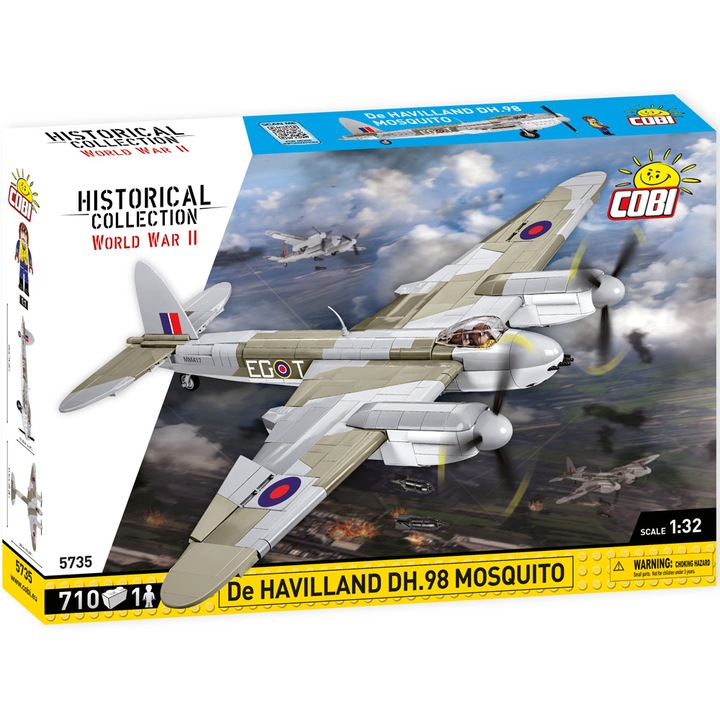 Конструктор Cobi De Havilland DH-98 Mosquito, 710 части