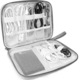 Husa Depozitare Cabluri si Accesorii Electronice, Poliester 300D, 25x19,5x3cm, Gri