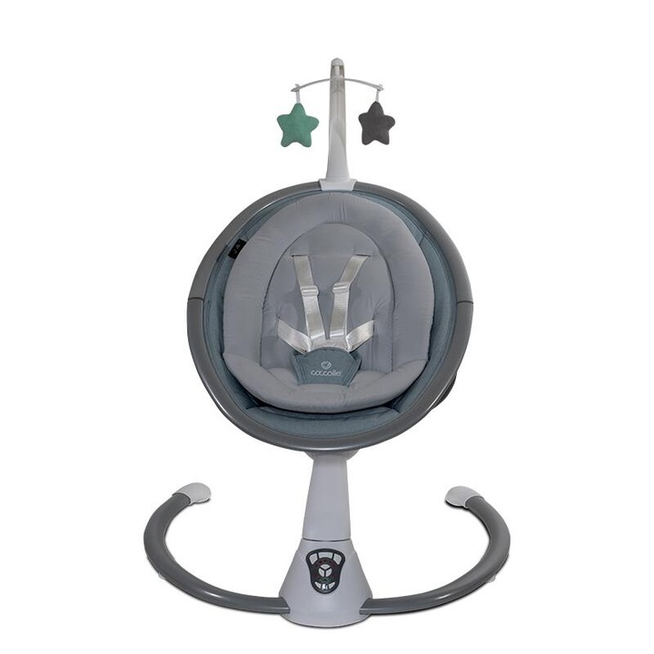 Balansoar multifunctional Coccolle cu telecomanda Freya Baby blue