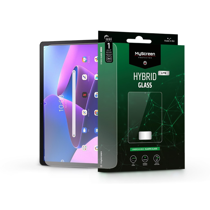Lenovo Tab M10 Plus (3-то поколение) гъвкав стъклен протектор за екран - MyScreen Protector Hybrid Glass Lite - прозрачен (LA-2268)