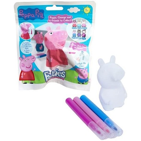 Фигурката с прасето Пепа за оцветяване, Mattel, 3 играчки - eMAG.bg