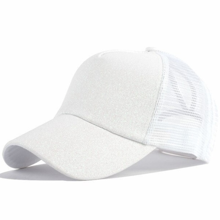 Sapca Sildes dama, IZMAEL, Bumbac/Acril, Alb