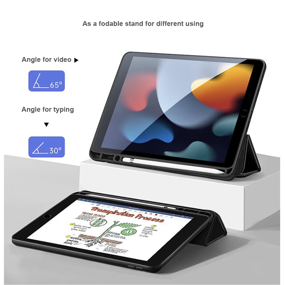 Husa pentru tableta, Cu suport pentru Apple Pen, Compatibil cu iPad 10 (2022), 10.9 inch, Bleumarin