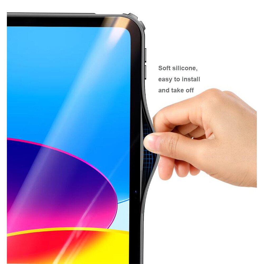 Husa pentru tableta, Cu suport pentru Apple Pen, Compatibil cu iPad 10 (2022), 10.9 inch, Bleumarin