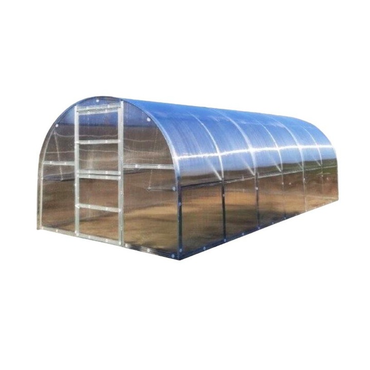 Sera tip tunel, KLASIKA, Metal/Policarbonat, 3x6x2.1 m, Transparent