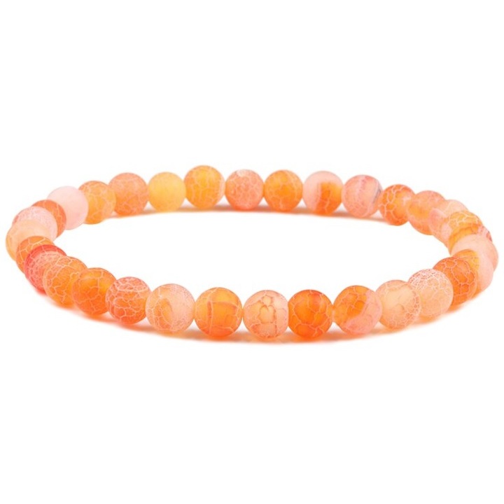 Női karkötő, Izmael, Gumi, Narancs