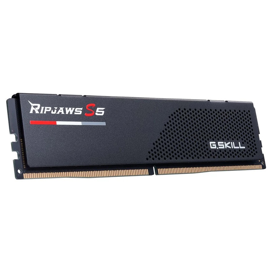 Memorie G.SKILL Ripjaws S5 Black 64GB(2x32GB) DDR5 6000MHz CL30 F5