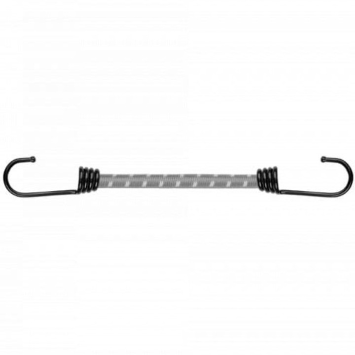 Carlig elastic, Bradas, Metal, 40 cm, Gri