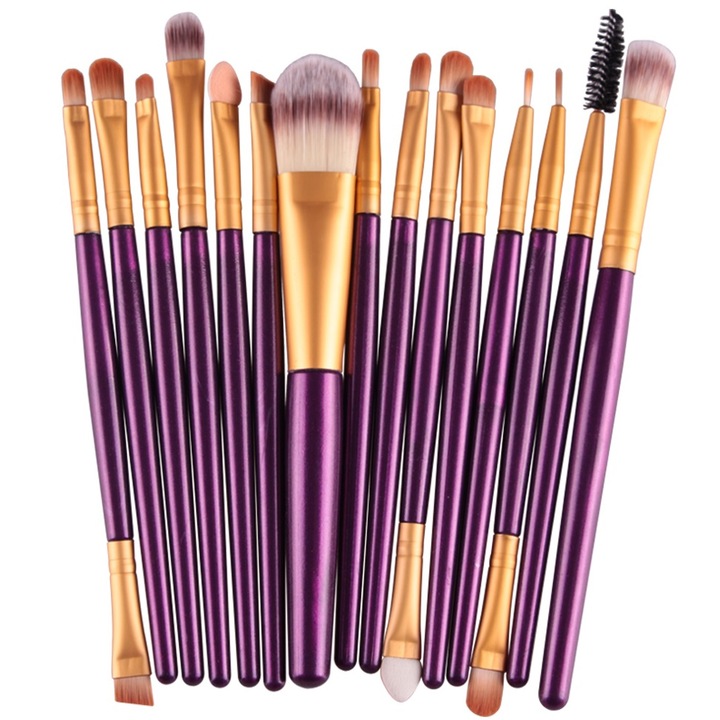 Pensule de machiaj Izmael, Lola-Mov/Auriu