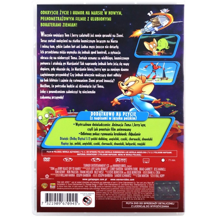 Tom and Jerry Blast Off to Mars! [DVD]