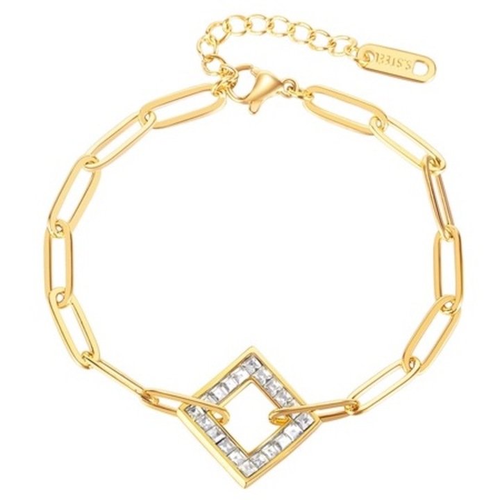 Izmael karkötő, rozsdamentes acél, arany