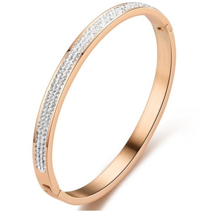 Izmael karkötő, rozsdamentes acél, arany/rózsaszín