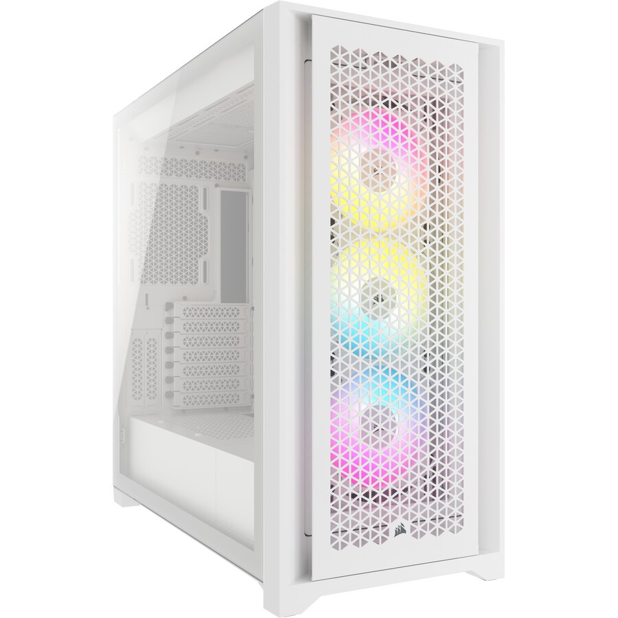 Carcasa 5000D RGB Airflow Tempered Glass, True White