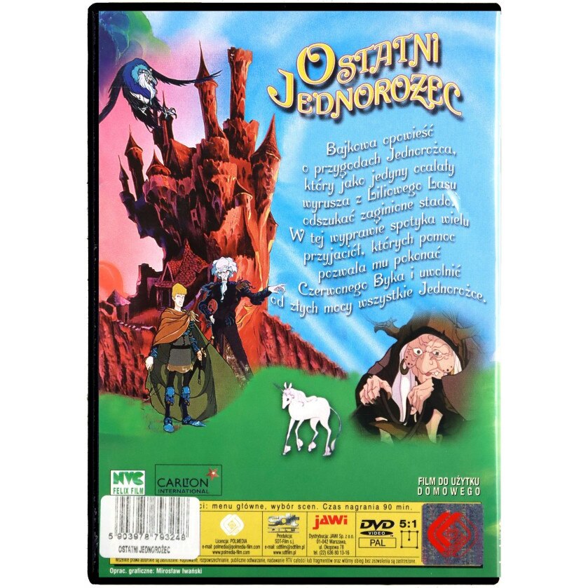 The Last Unicorn [DVD] - eMAG.ro