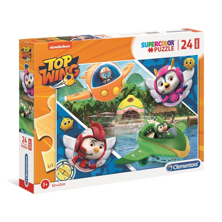 Пъзел Maxi Top Wing, Clementoni, 24 части