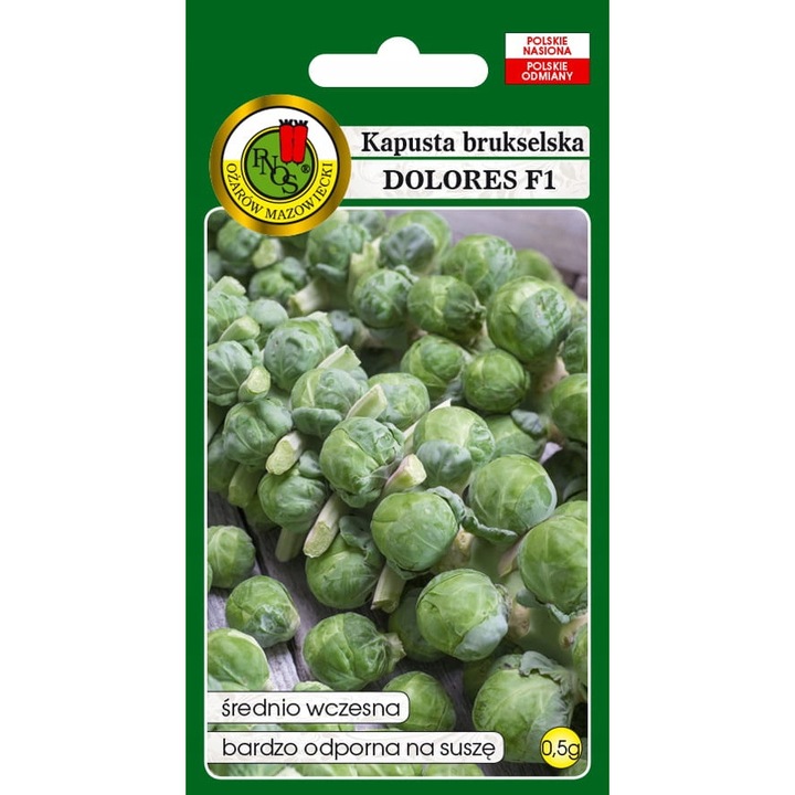 Seminte de varza de Bruxelles, Pnos, 0.5g