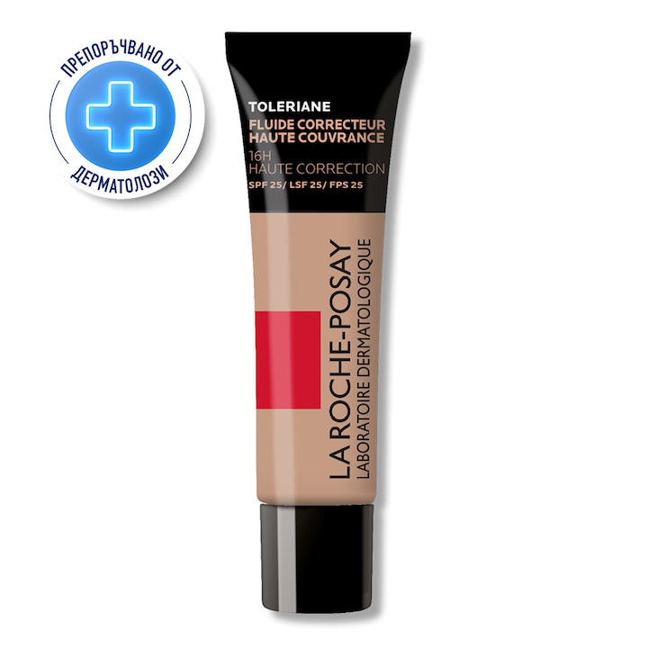 Топ 15 Най-Добрите - Как Да Изберем Фон Дьо Тен През 2025 Г. Течен фон дьо тен La Roche-Posay Toleriane, Коригиращ, За чувствителна кожа, Нюанс 13, SPF 25, 30 мл