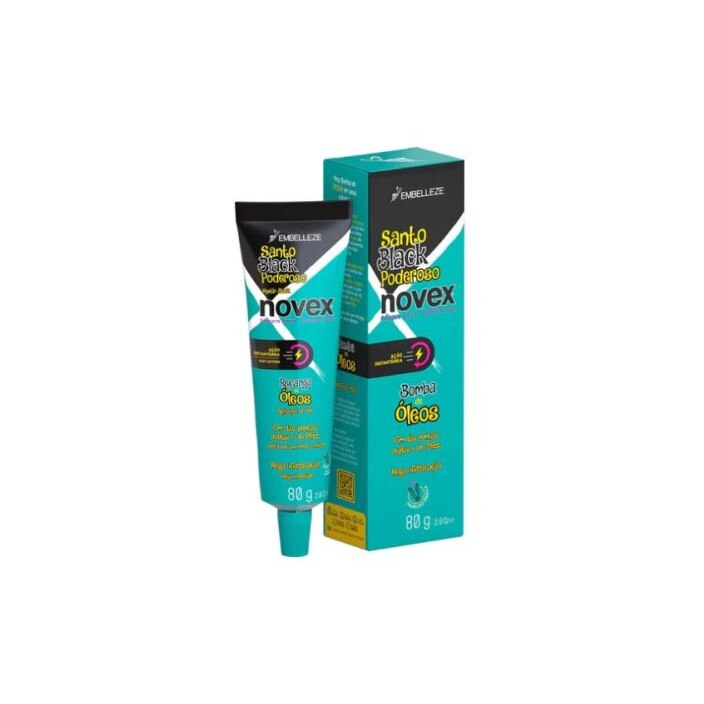 Термозащитен крем за коса, Mystic Black, 80g, Novex - eMAG.bg
