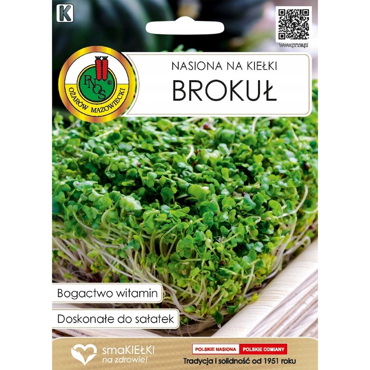 Seminte germeni de brocoli Pnos, 8 g