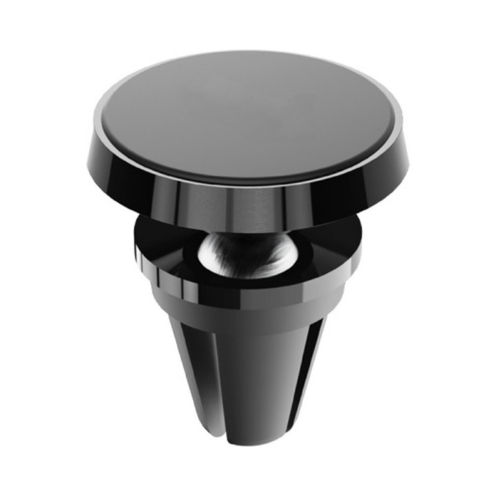 Поставка за автомобил, магнитна, захващане / фиксиране във вентилационната решетка, FONIX Ventjack, регулируема на 360 градуса, универсална, черна