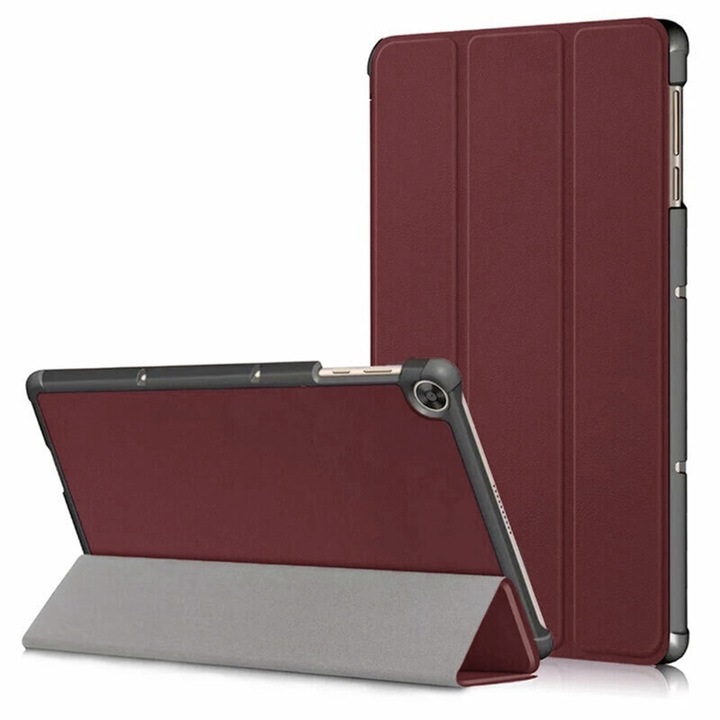 Husa Protectie pentru Huawei Matepad T 10/T 10S 9.7 inch/10.1 inch, Sol Safe, C56, Nanotextil, Dark Noble Red