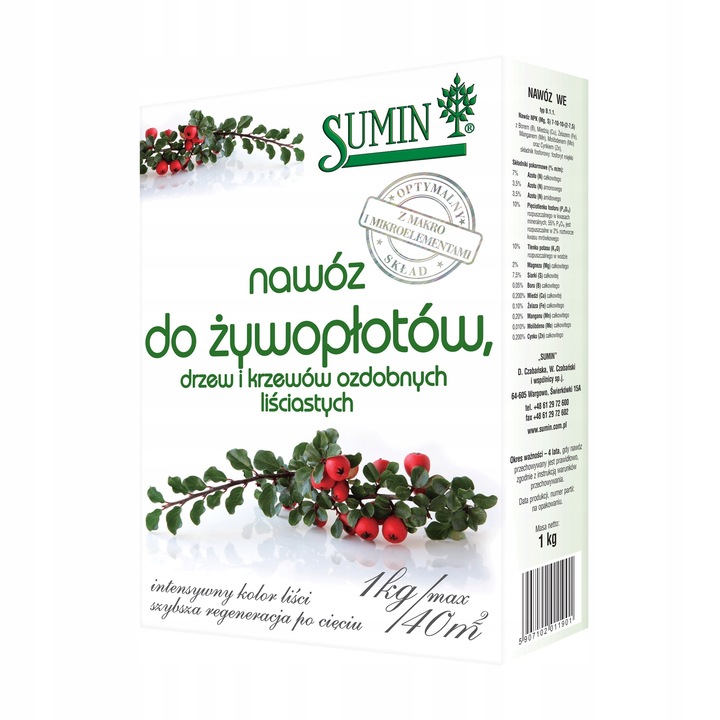 Ingrasamant pentru copaci, Sumin, 1 kg