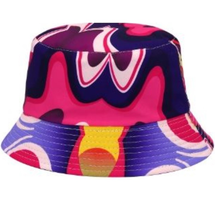 Унисекс шапка на точки, IZMAEL, памук, 58 см, многоцветна