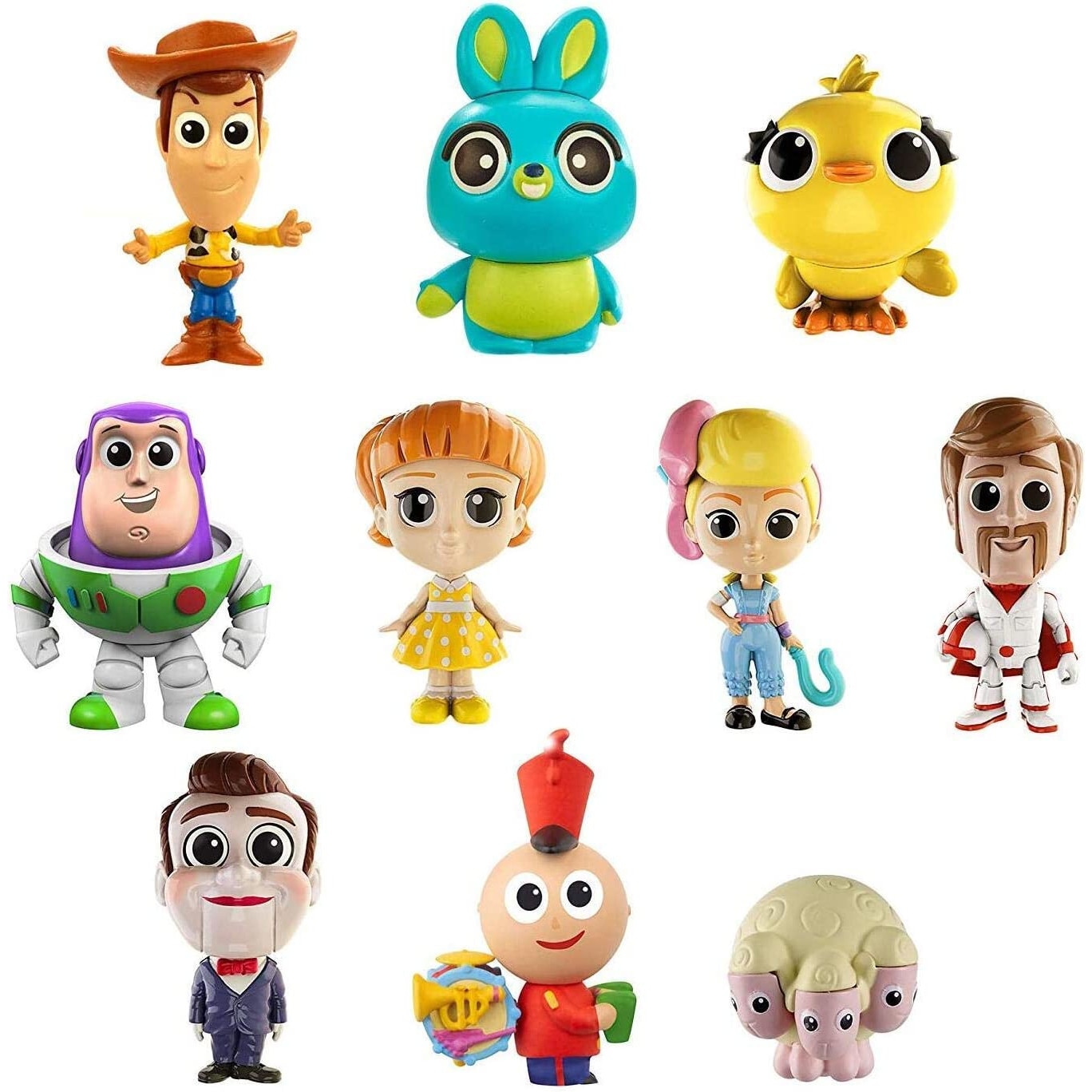 Dragute Set de 10 mini-figurine Toy Story 4 Disney Pixar, recreaza scenele din ...