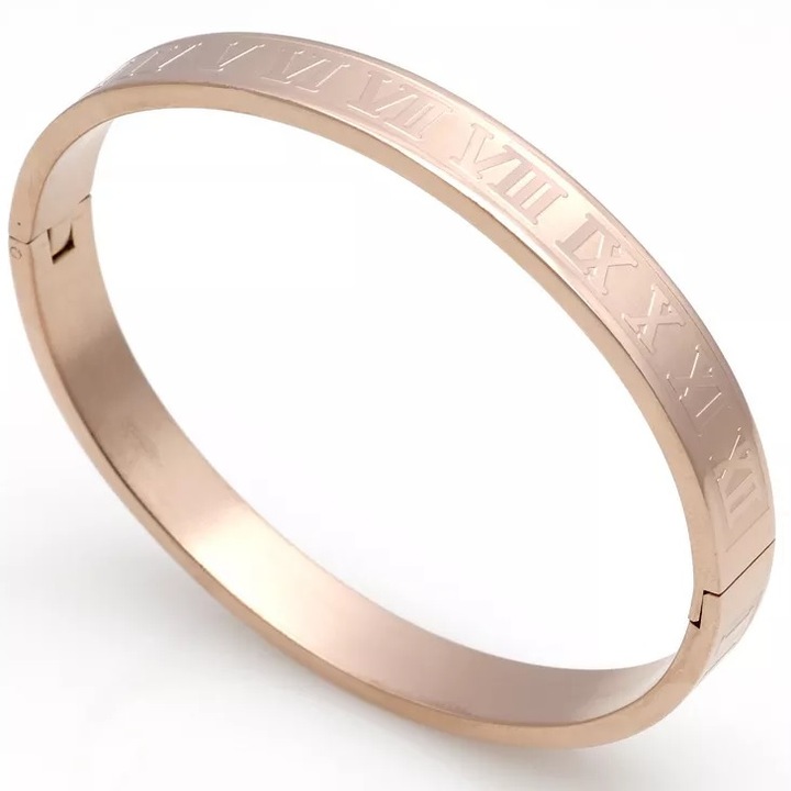 Női Clarissa karkötő, IZMAEL, fém/cink ötvözet, rózsa arany