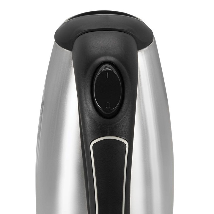 Fierbator electric, 300 W, 0,4 l, set cu cana termica, inox, alb