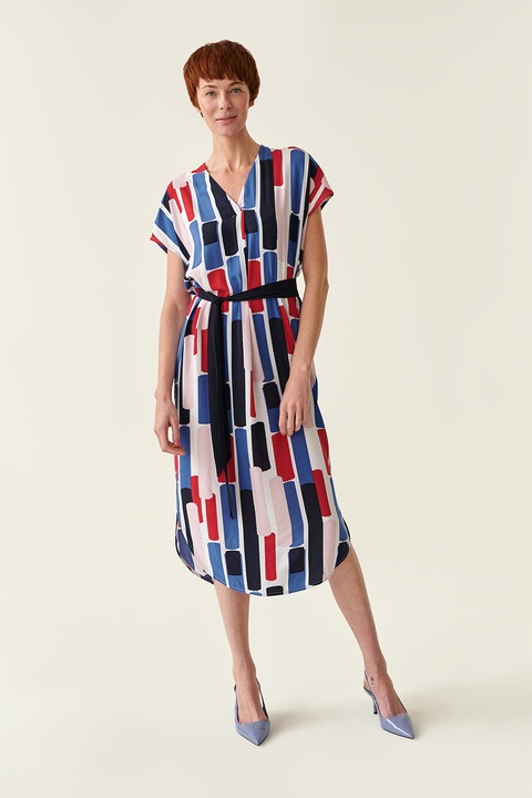 Tatuum, Rochie midi cu imprimeu, Multicolor