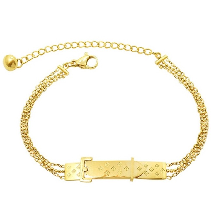 Izmael karkötő, rozsdamentes acél, arany