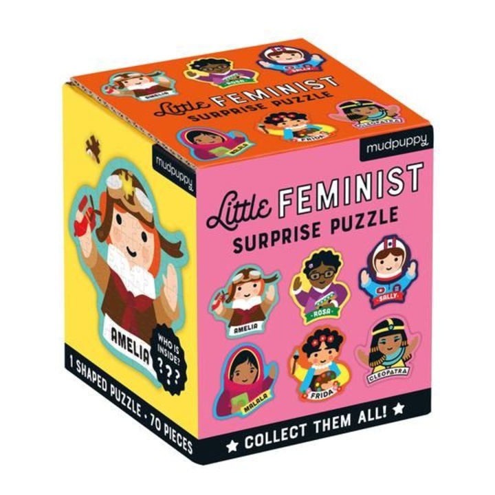 Mudpuppy meglepetés puzzle, Little Feminist, 70 db