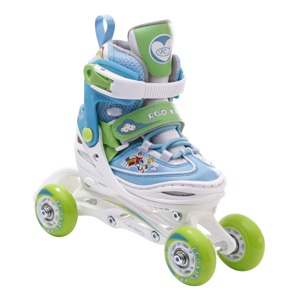 Role reglabile RCO, 34-37, cu pozitionarea multipla a rotilor, Albastru, SS5003M-4H4W-A