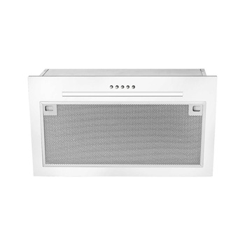 Hota total incorporabila TEKA GFG2 White, 3 viteze, capacitate de evacuare 329 m3/h, filtru metalic, control mecanic, sticla alba Hota total incorporabila TEKA GFG2 White, 3 viteze, capacitate de evacuare 329 m3/h, filtru metalic, control mecanic, sticla alba