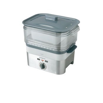 Aparat de gatit cu aburi Kenwood Steamer FS620, 12 L , 2000 W , Argintiu Aparat de gatit cu aburi Kenwood Steamer FS620, 12 L , 2000 W , Argintiu