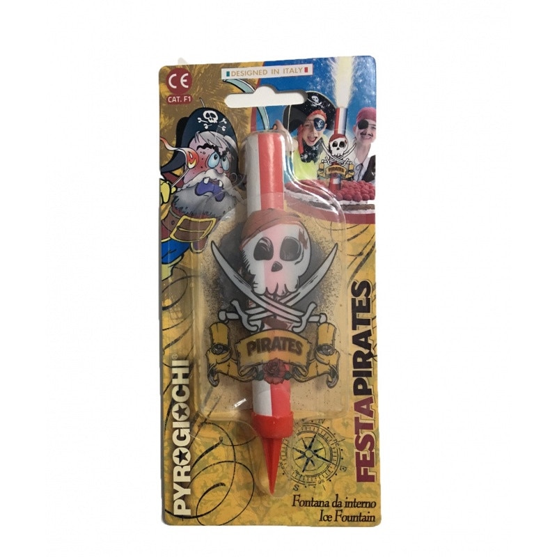 Artificii - Fantana de tort 14 cm Pirati, PG41059