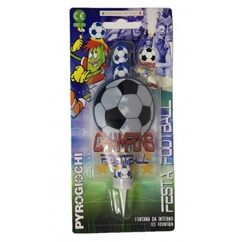 Artificii - Fantana de tort 14 cm Minge de Fotbal , PG41058-A Artificii - Fantana de tort 14 cm Minge de Fotbal , PG41058-A