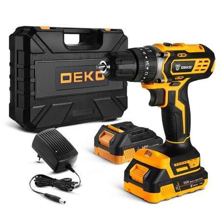 Deko Tools DKCD16ID01-H5S2 Akkumulátoros ütvefúrógép 16V - eMAG.hu