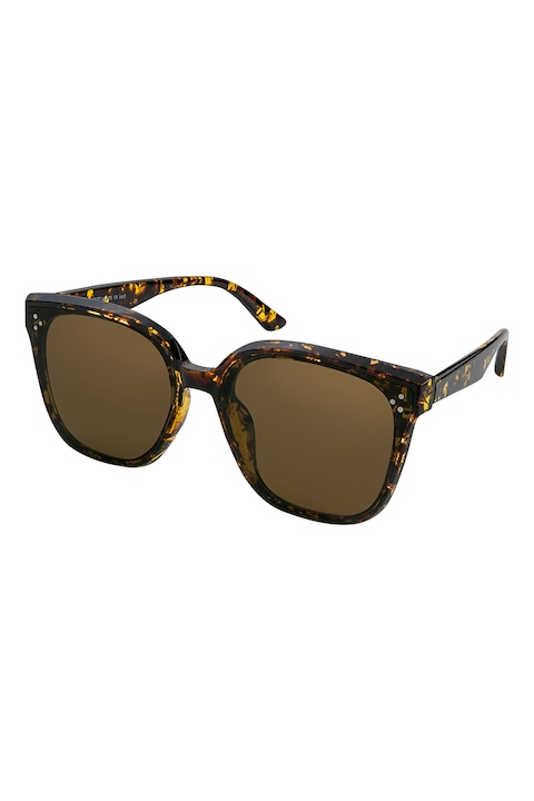 Emily Westwood, Слънчеви очила с плътни стъкла, 64-17-143, Тъмнокафяв/Жълт